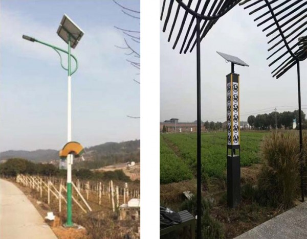 太陽(yáng)能捕蟲(chóng)器一體燈