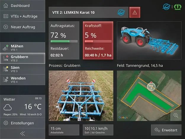 農(nóng)機(jī)具指揮拖拉機(jī)！科羅尼聯(lián)手雷肯提出無人作業(yè)新設(shè)想